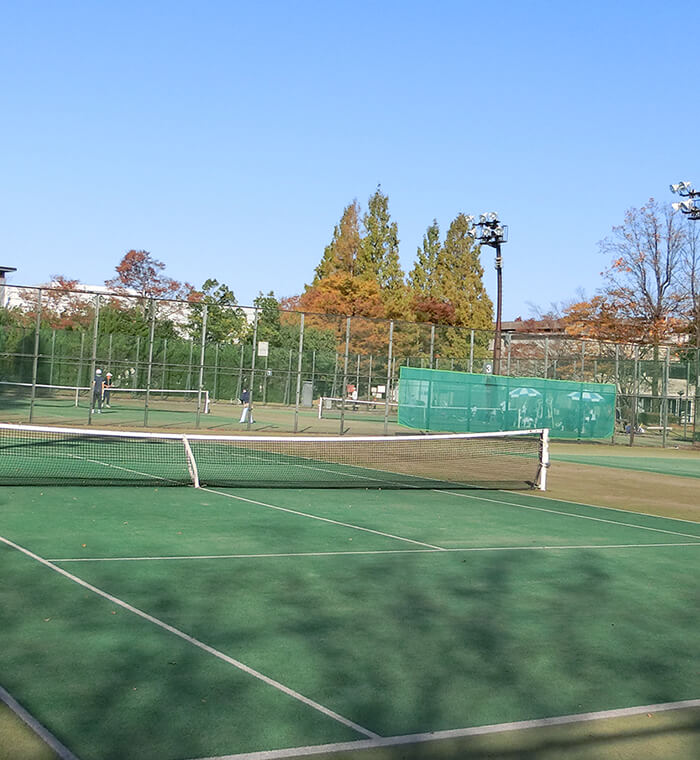 庭球場